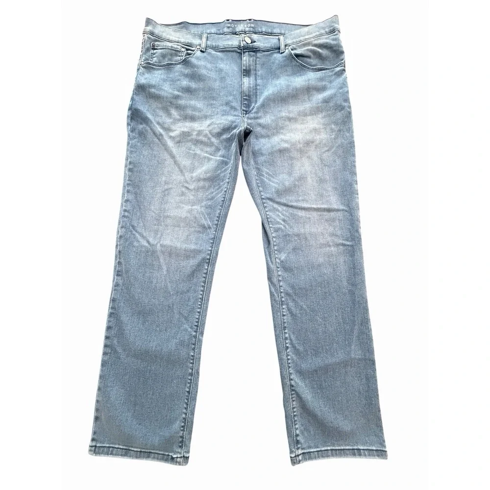 Mott & Bow Crosby Slim Fit Jeans Mens 40x30 Blue Stretch Denim Pants #EF4-5